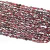Natural Rhodolite Garnet Tumble Smooth Polished Beads Strand Length is 14 Inches & Sizes from 10mm to 14mm approx.